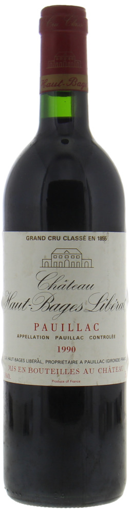 Chateau Haut Bages Liberal - Chateau Haut Bages Liberal 1990 perfect