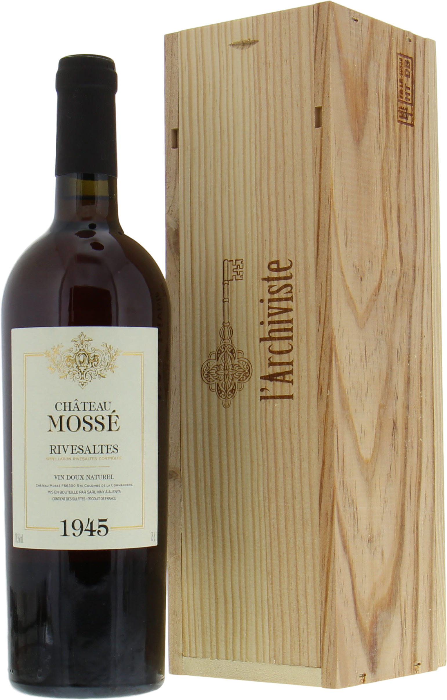 Chateau Mosse - Rivesales 1945 From Original Wooden Case