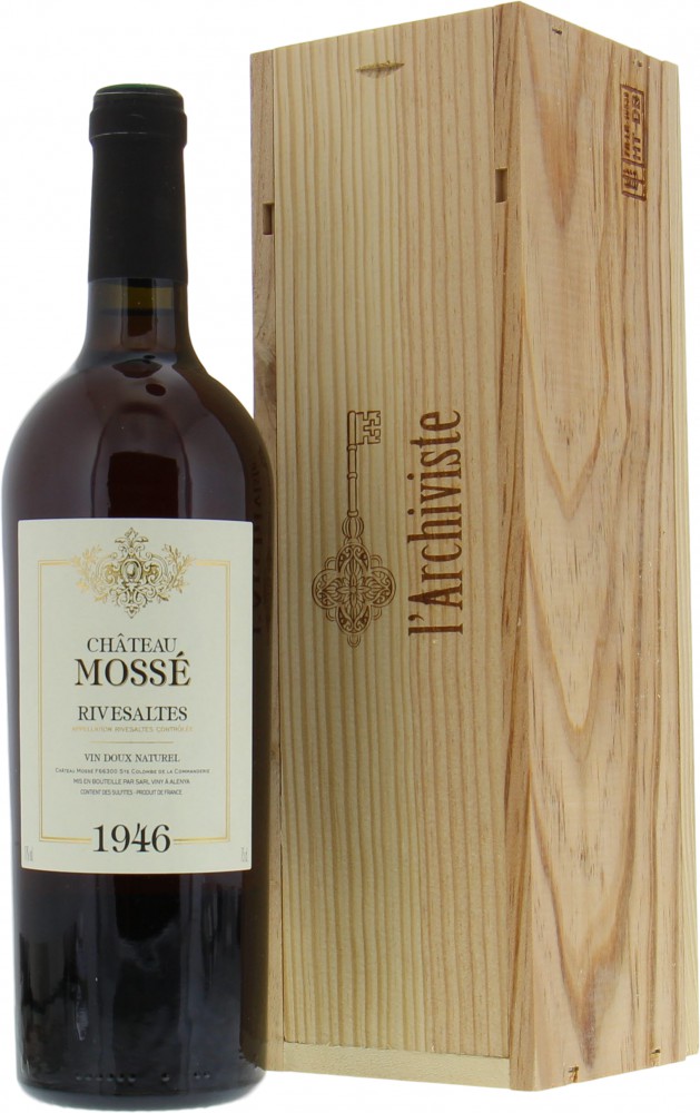 Chateau Mosse - Rivesaltes 1946 In OWC