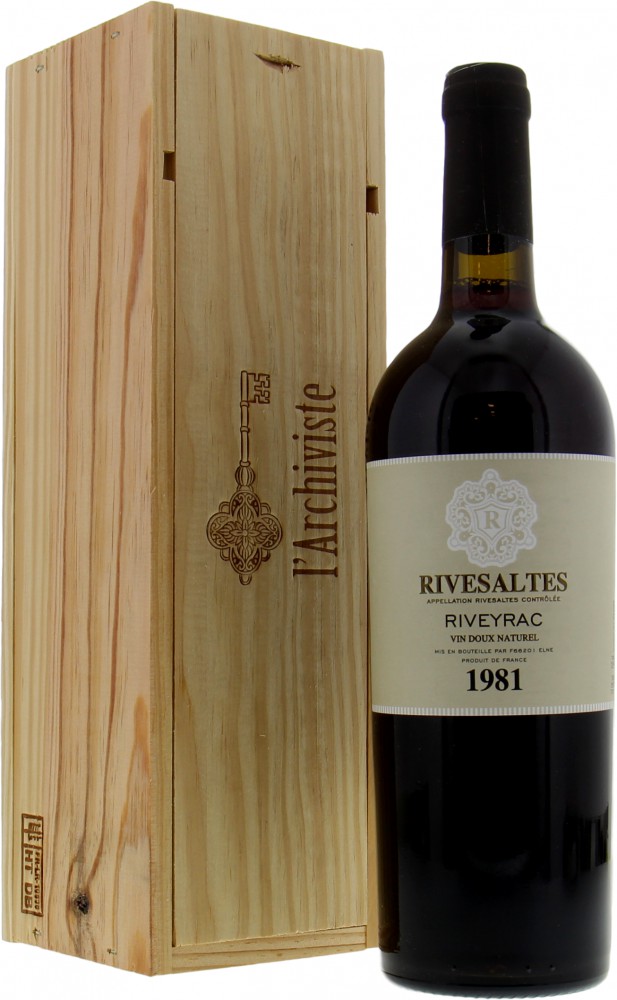 Riveyrac - Rivesaltes 1981 From Original Wooden Case