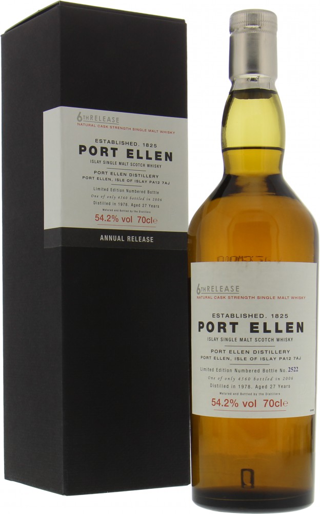 Port Ellen - 6th Annual Release 54.2% 1978 In Original Container