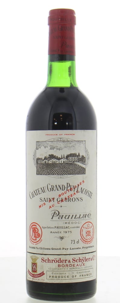 Chateau Grand Puy Lacoste - Chateau Grand Puy Lacoste 1975 Perfect