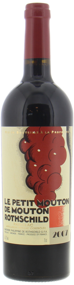 Chateau Mouton Rothschild - Le Petit Mouton de Mouton Rothschild 2007 perfect