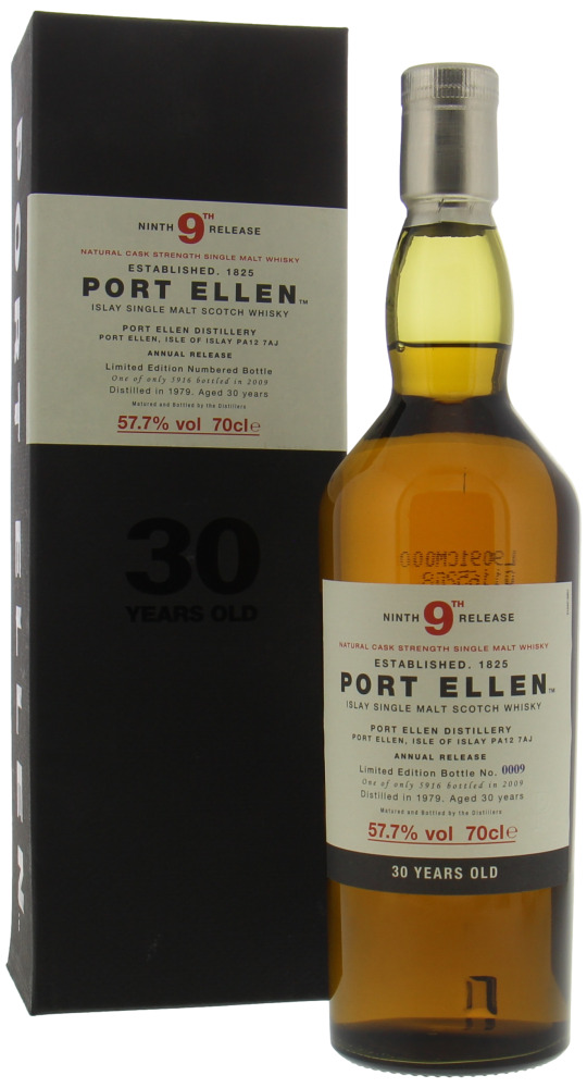 Port Ellen - 9th Release 30 Years Old 57,7% 1979 In Original Box