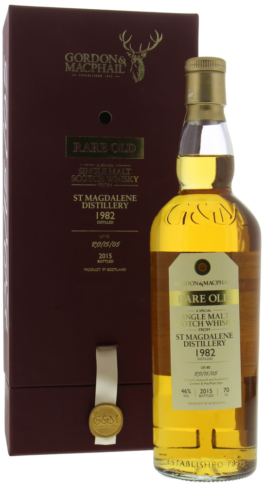 St. Magdalene - 1982 Rare Old Gordon & MacPhail Cask RO/15/05 46% 1982 In Original Container