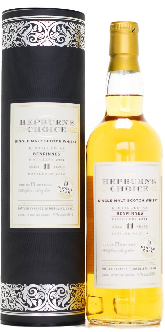 Benrinnes - 11 Years Old Hepburn's Choice  46% 2002 In Original Container