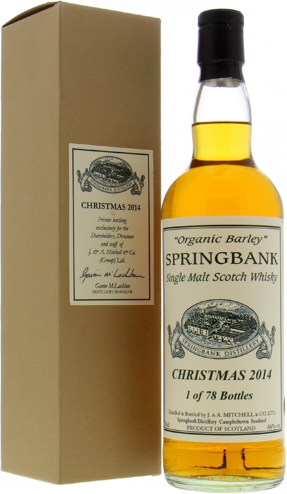 Springbank - Christmas 2014 46% NV