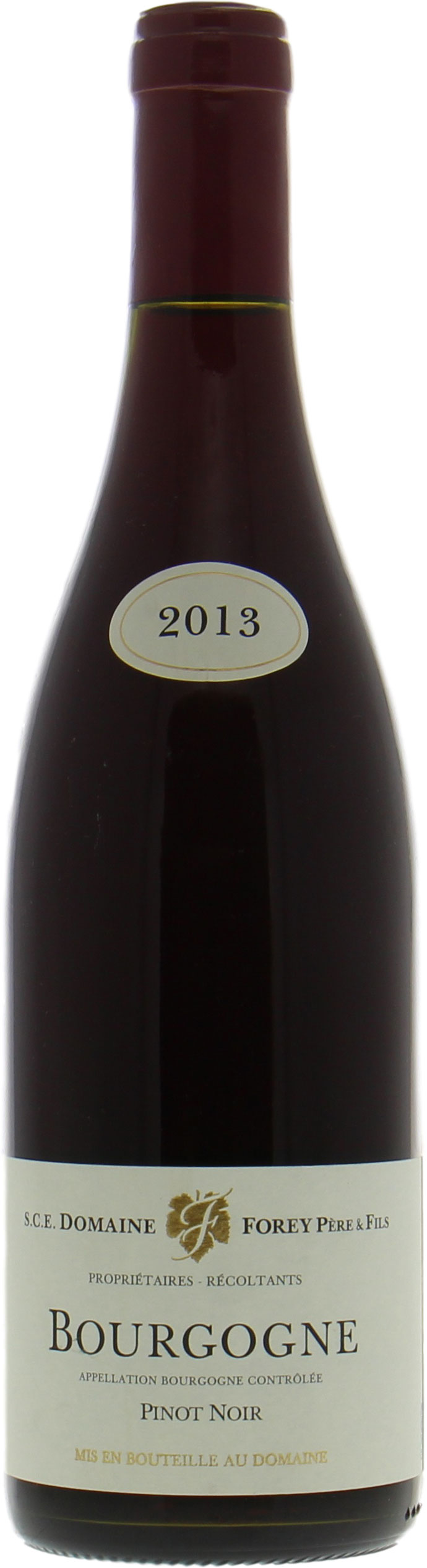 Domaine Forey Pere & Fils - Bourgogne Pinot Noir 2013 Perfect