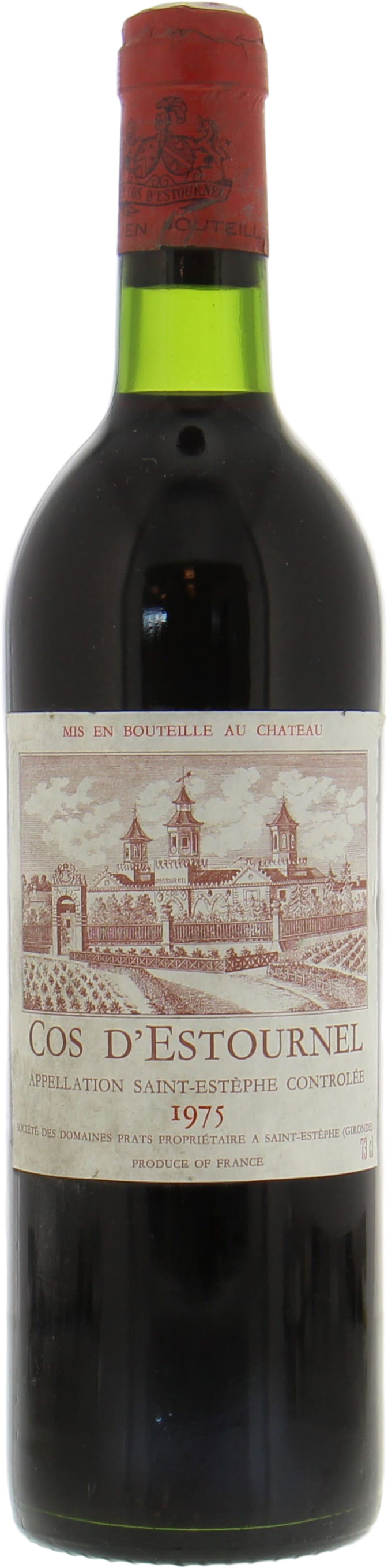 Chateau Cos D'Estournel - Chateau Cos D'Estournel 1975 Base of neck or better
