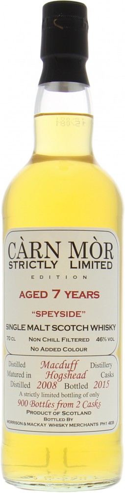 Macduff - 7 Years Old Càrn Mòr Strictly Limited Edition 46% 2008
