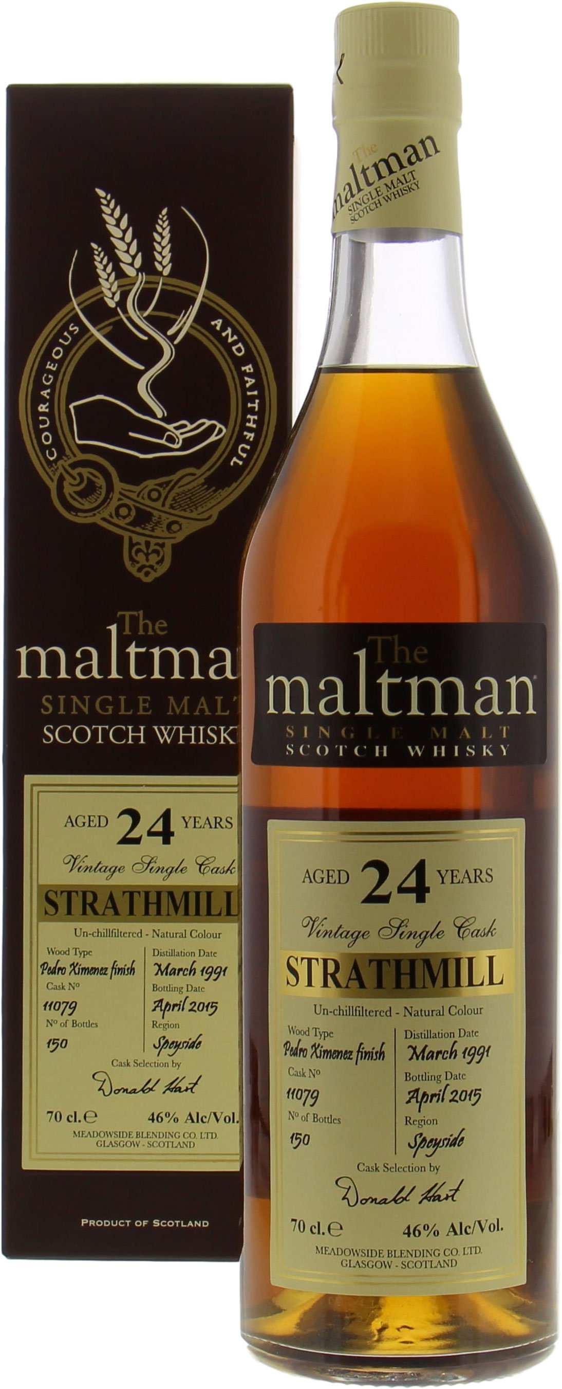 Strathmill - 24 Years Old The Maltman Cask 11079 46% 1991