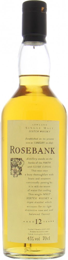 Rosebank - 12 Years Old Flora & Fauna 43% NV NO OC