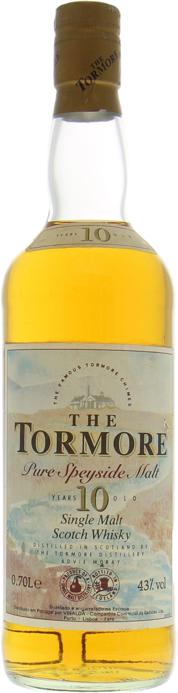 Tormore - 10 Years Old Pure Speyside Malt From the 90's 43% NV NO OC