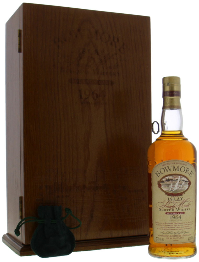 Bowmore - 1964 38 Years Old Bourbon Cask The Trilogy Series 43.2%  1964