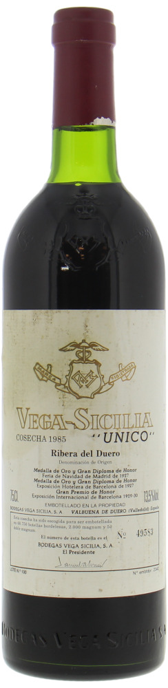 Vega Sicilia - Unico 1985 Top Shoulder