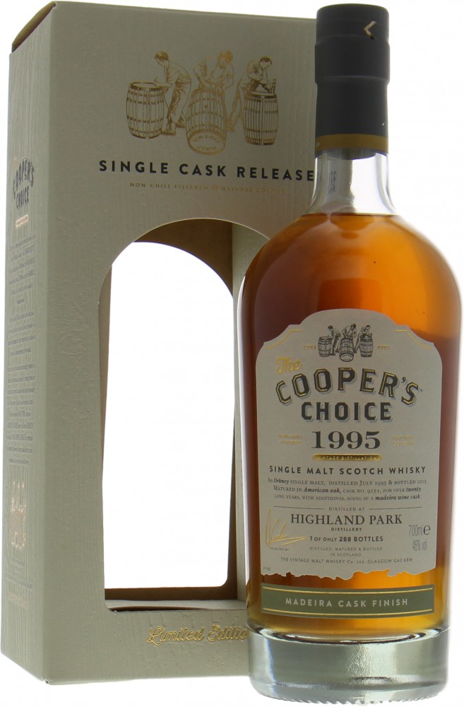 Highland Park - 18 Years Old Cooper's Choice Cask 9549 46% 1995 In Original Container