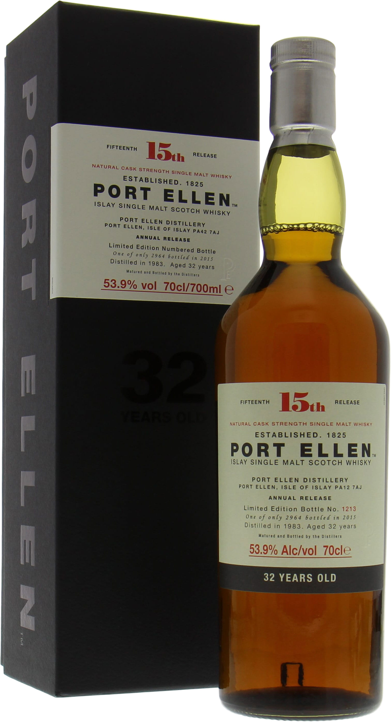 Port Ellen - 15th Annual Release 32 Years Old 53.9% 1983 In Original Container