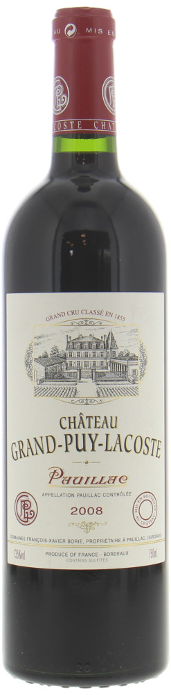 Chateau Grand Puy Lacoste - Chateau Grand Puy Lacoste 2008 Perfect