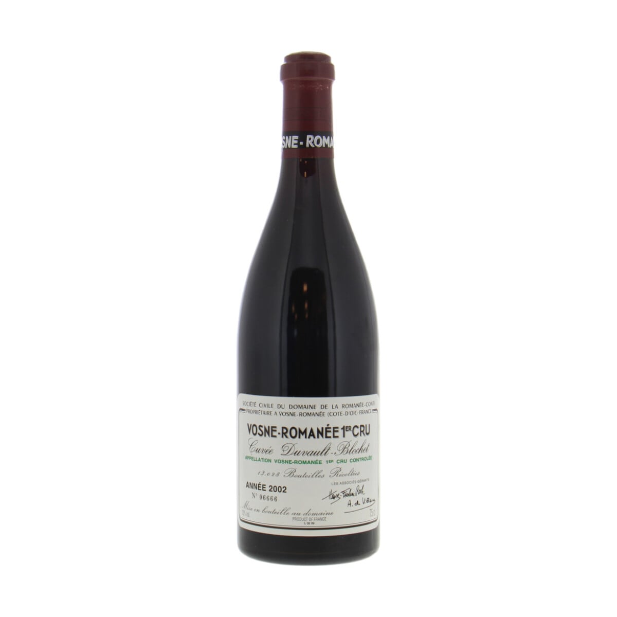 Vosne Romanee 1er cru Duvault-Blochet 2002 Domaine de la Romanee Conti