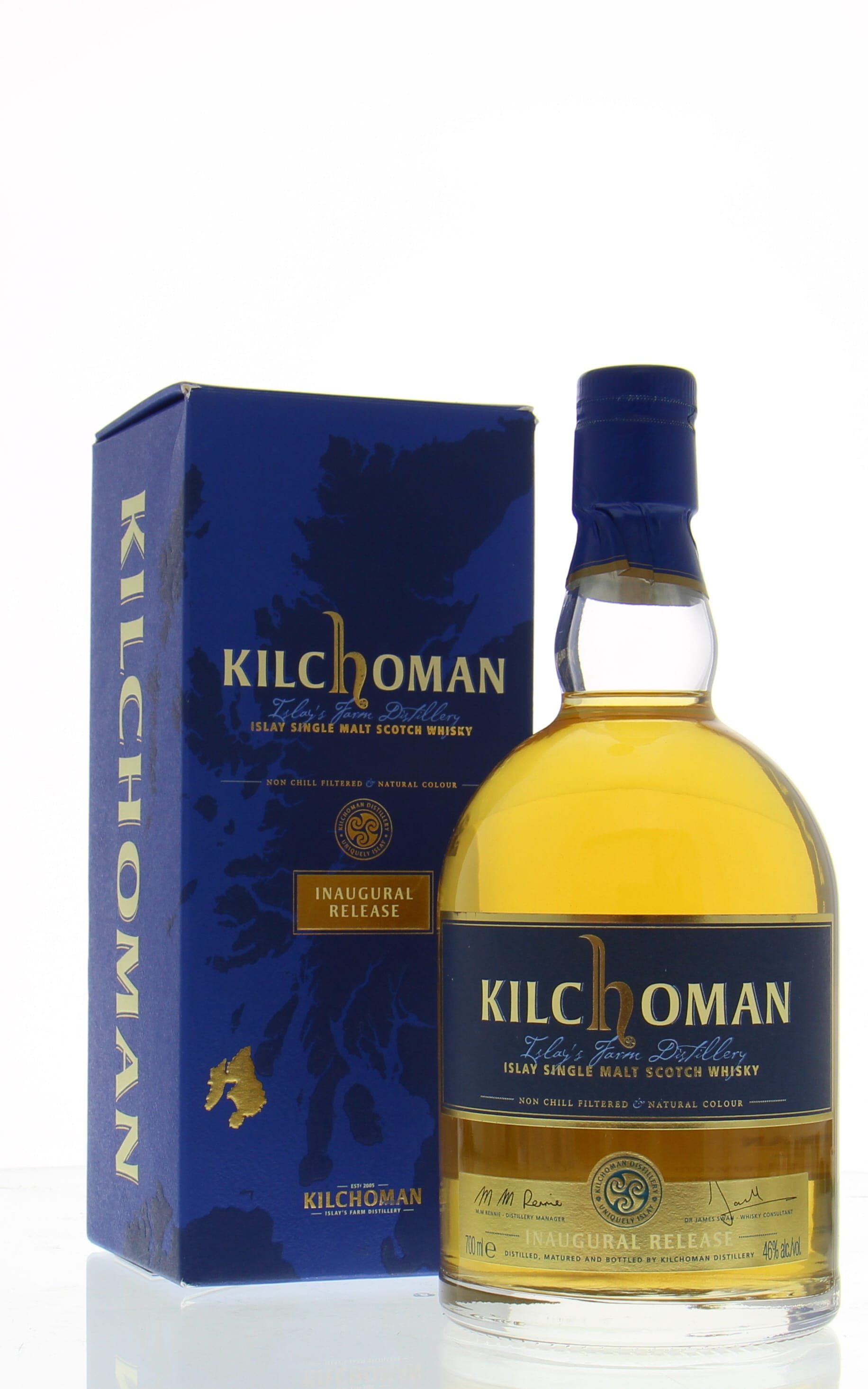 Kilchoman - 2009 Inaugural Release 3 Years Old 46% NV In Original Container
