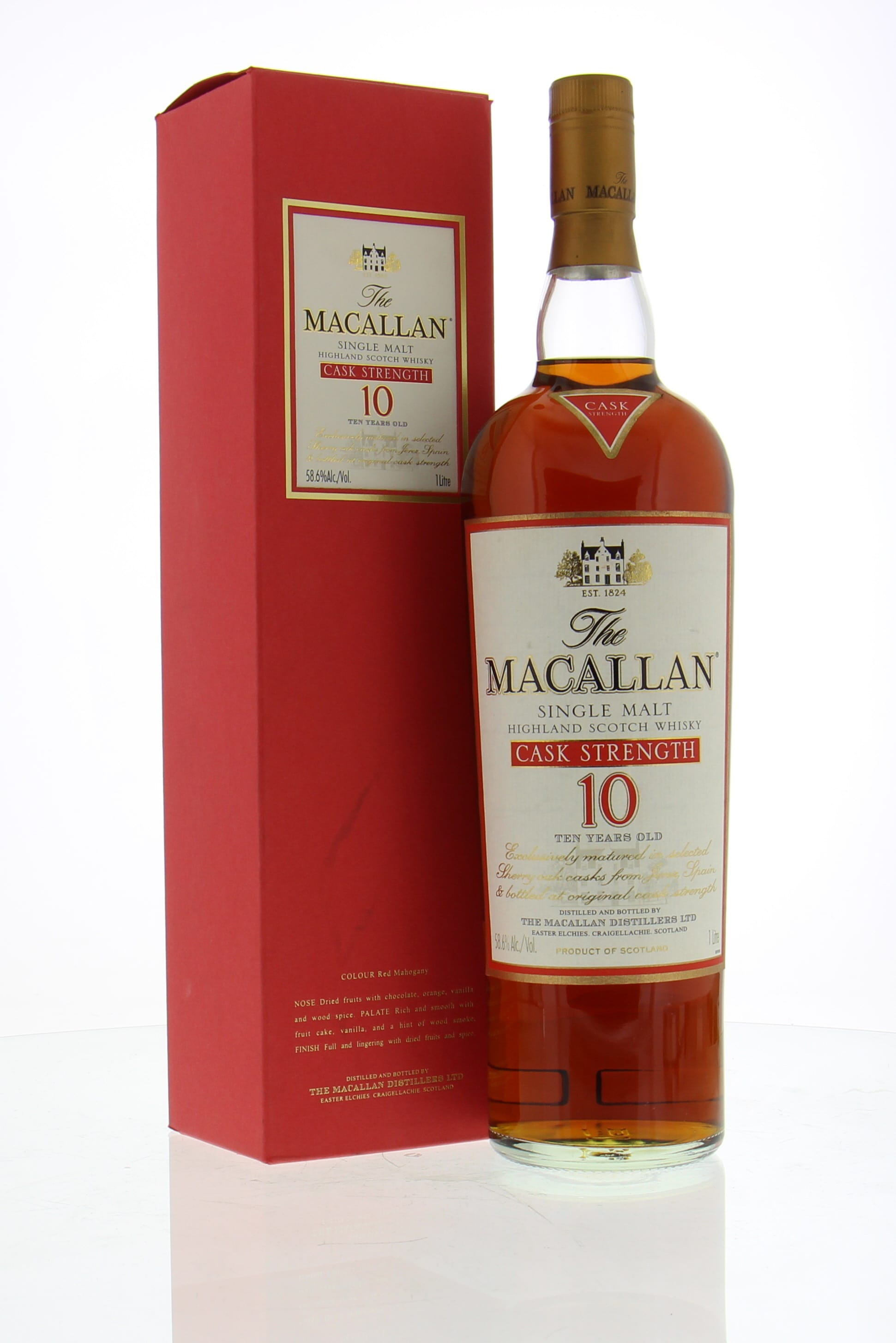 Macallan - 10 Years Old Cask Strength Sherry Oak 58.6% NV OC