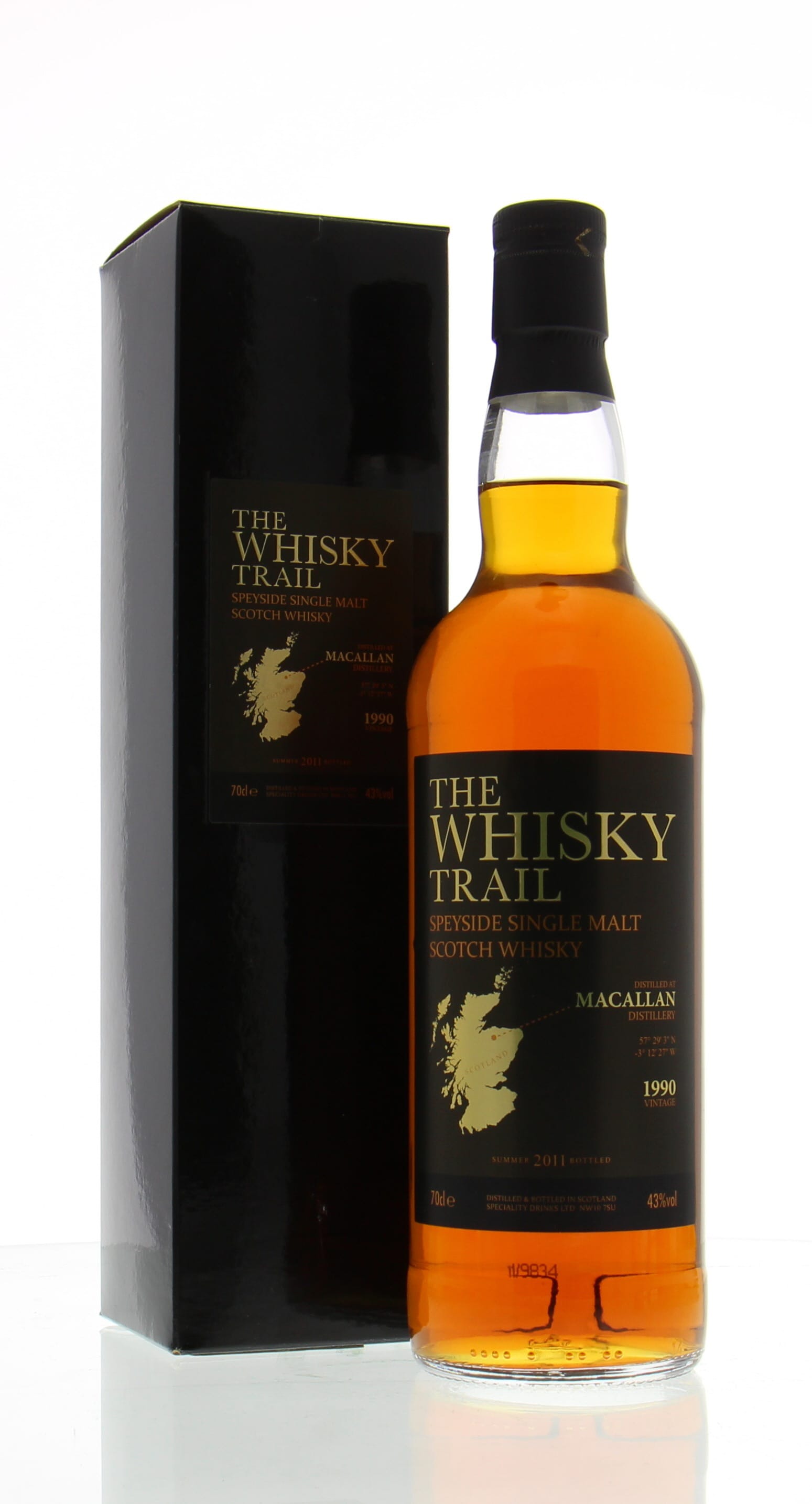 Macallan - 1990 Speciality Drinks Ltd. The Whisky Trail 43% 1990