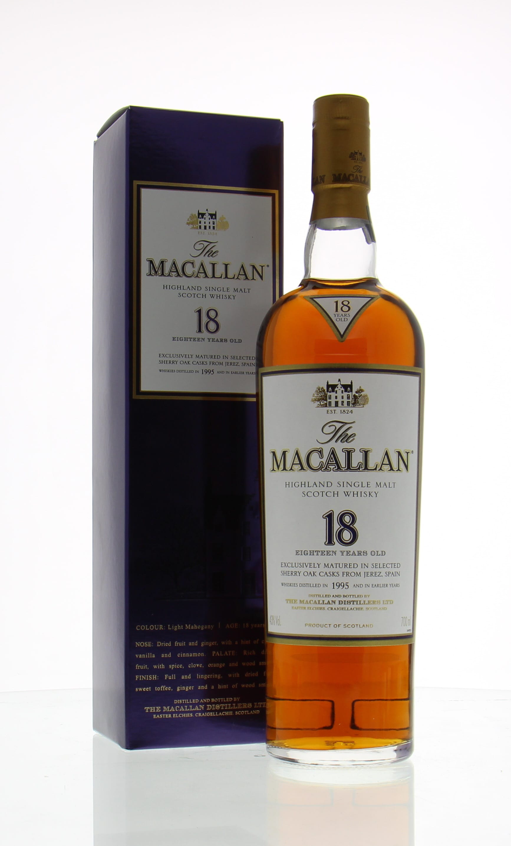 Macallan - 32 Years Old Speymalt Gordon & Macphail 43% 1980 In Original Container