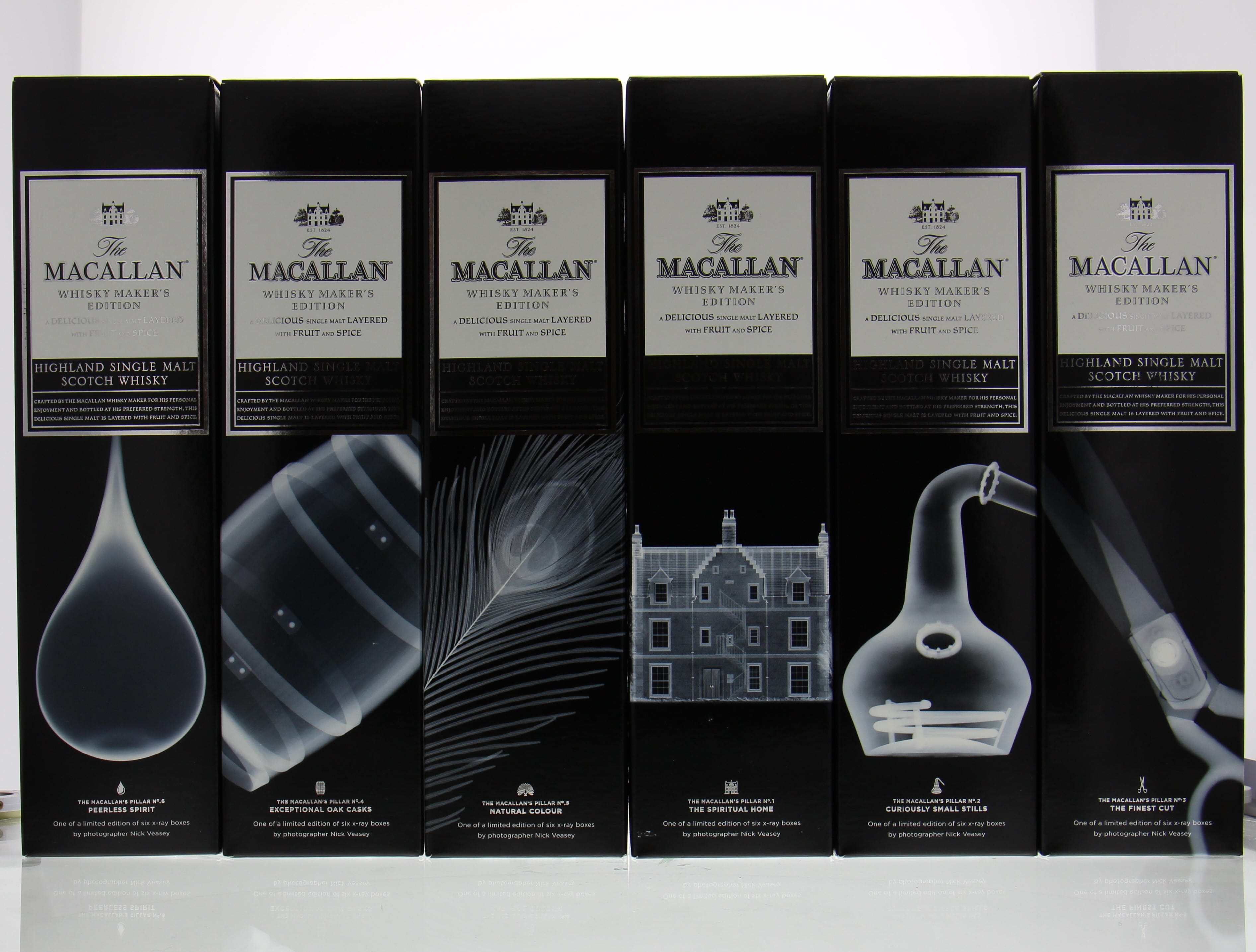 Macallan - Whisky Maker's Edition X-Ray Box Full Set 42.8% NV In Original Container