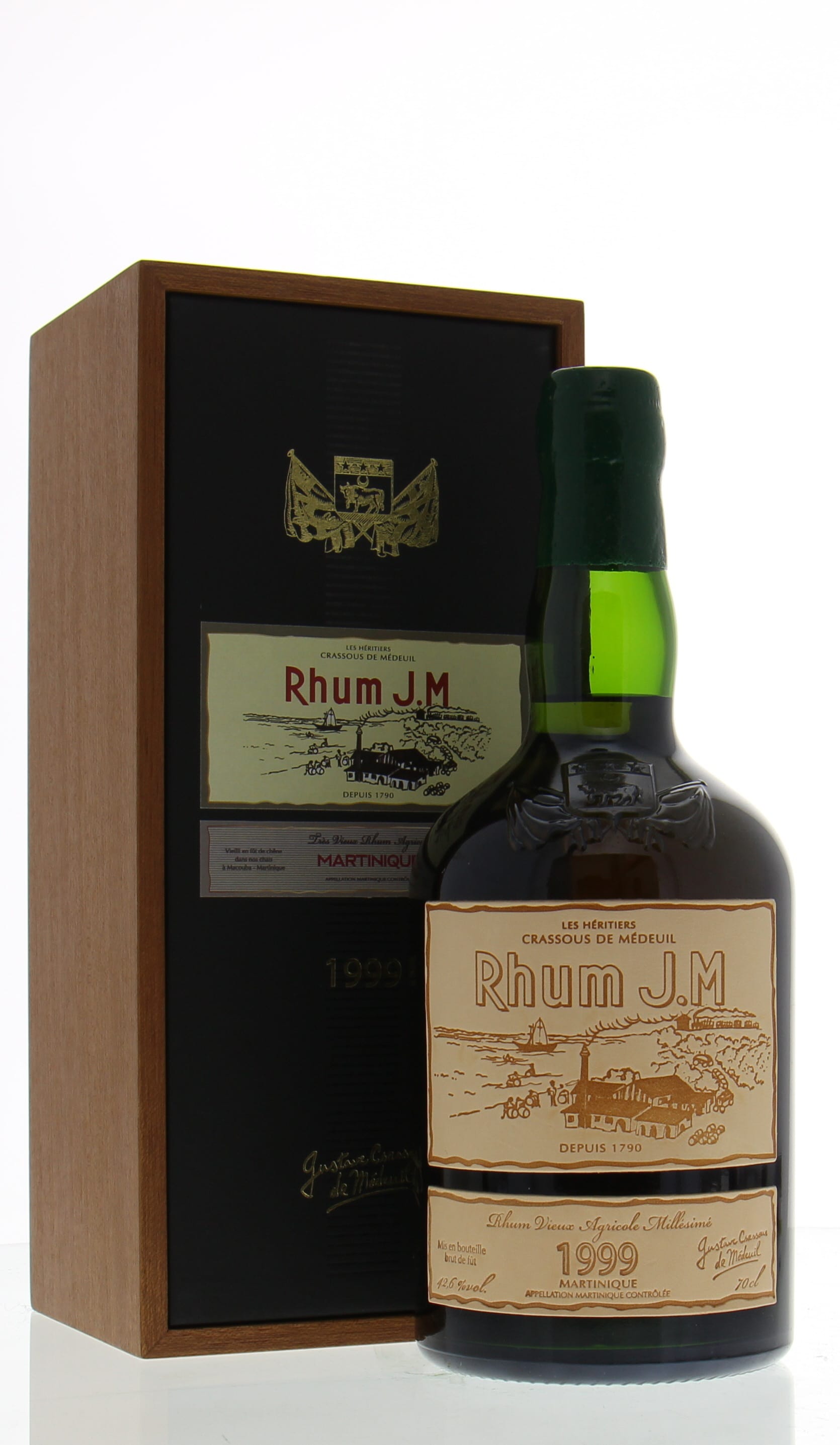 Les Heritiers Crassous de Medeuil - Rhum J.M 15 vintage 1999 42.6% 1999