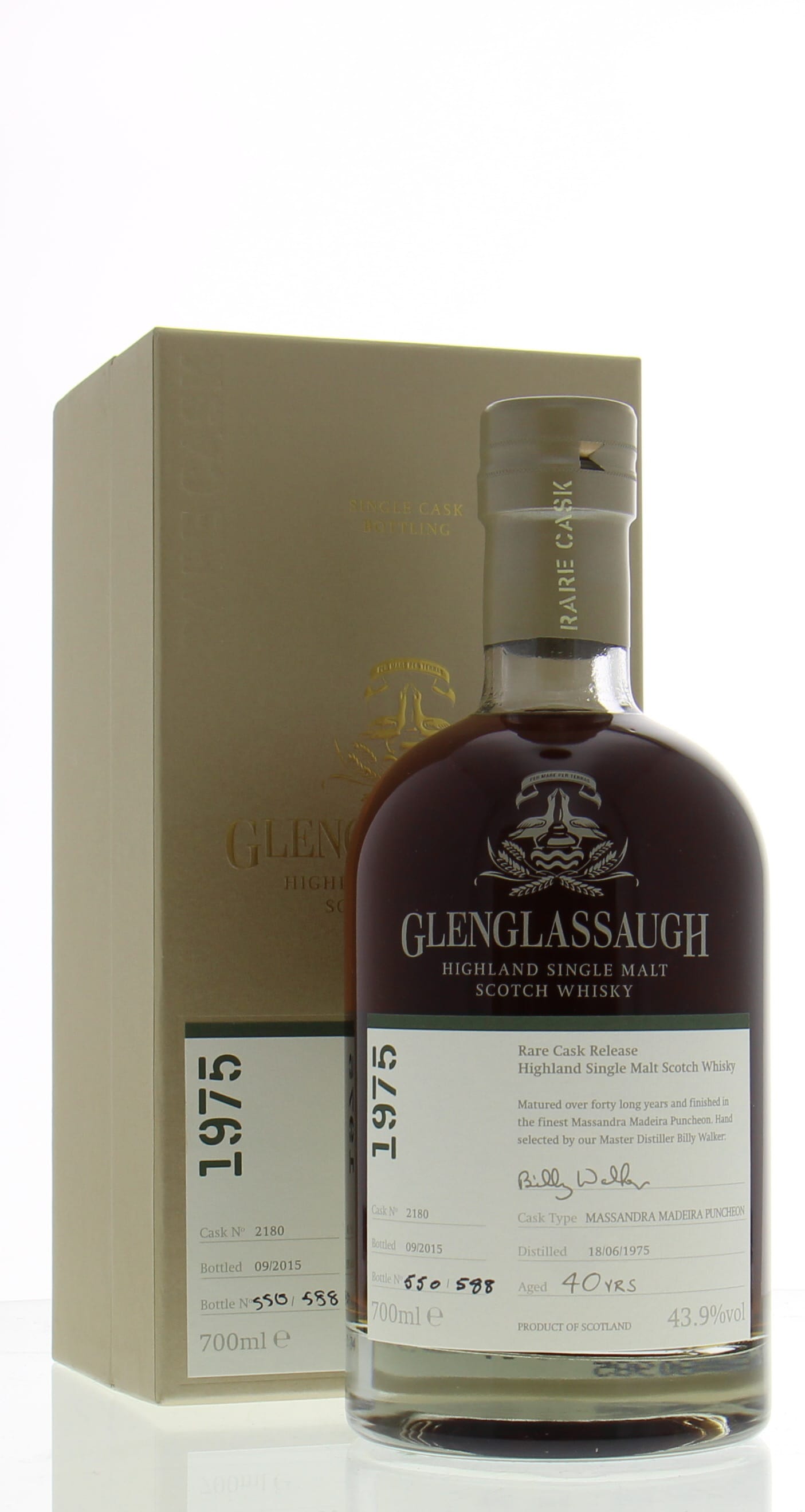 Glenglassaugh - 40 Years Old Rare Cask Release Batch 2 Cask 2180 43,9% 1975 Perfect