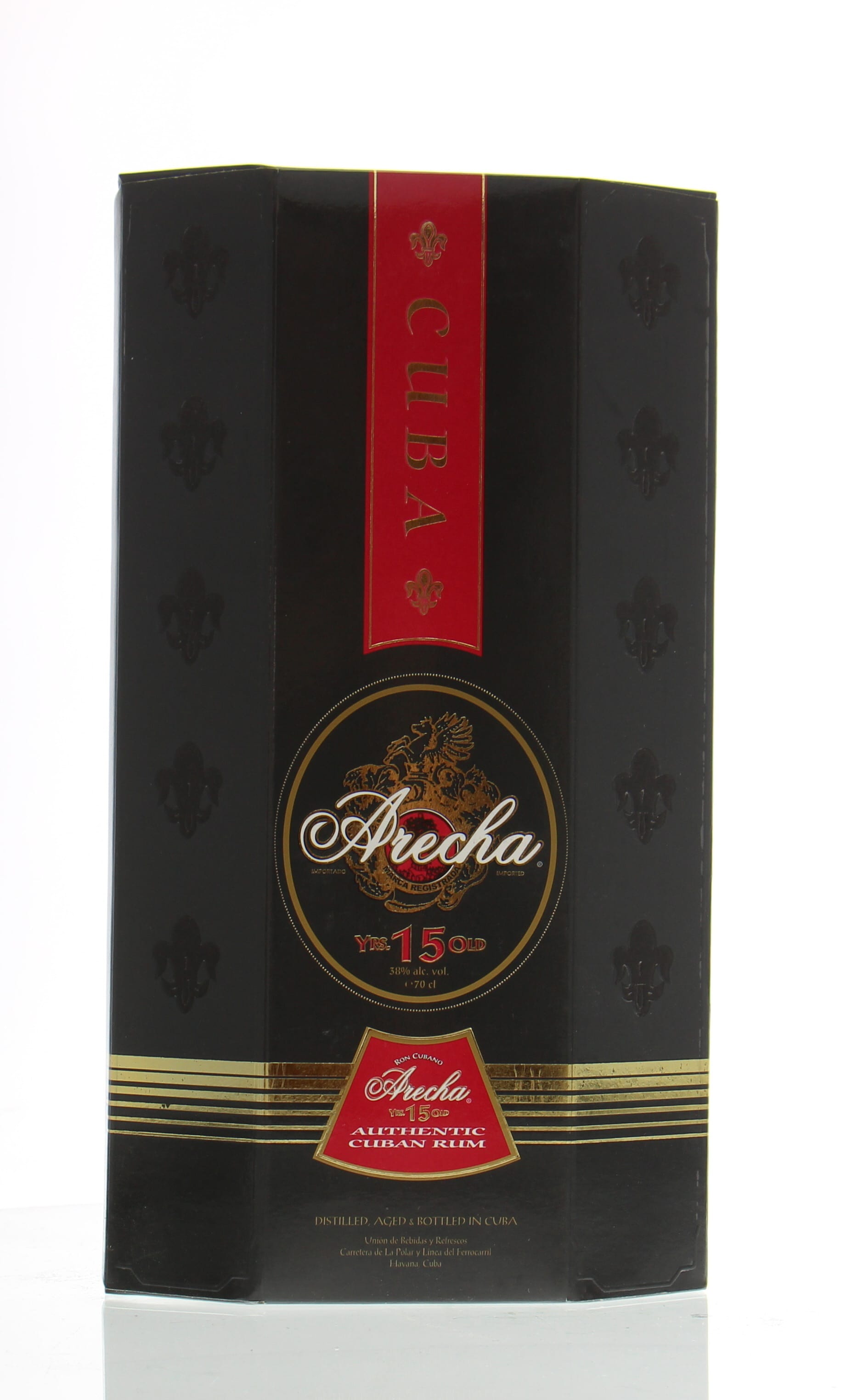 Arecha - Rum Anejo 15 Years Old  38% NV Perfect