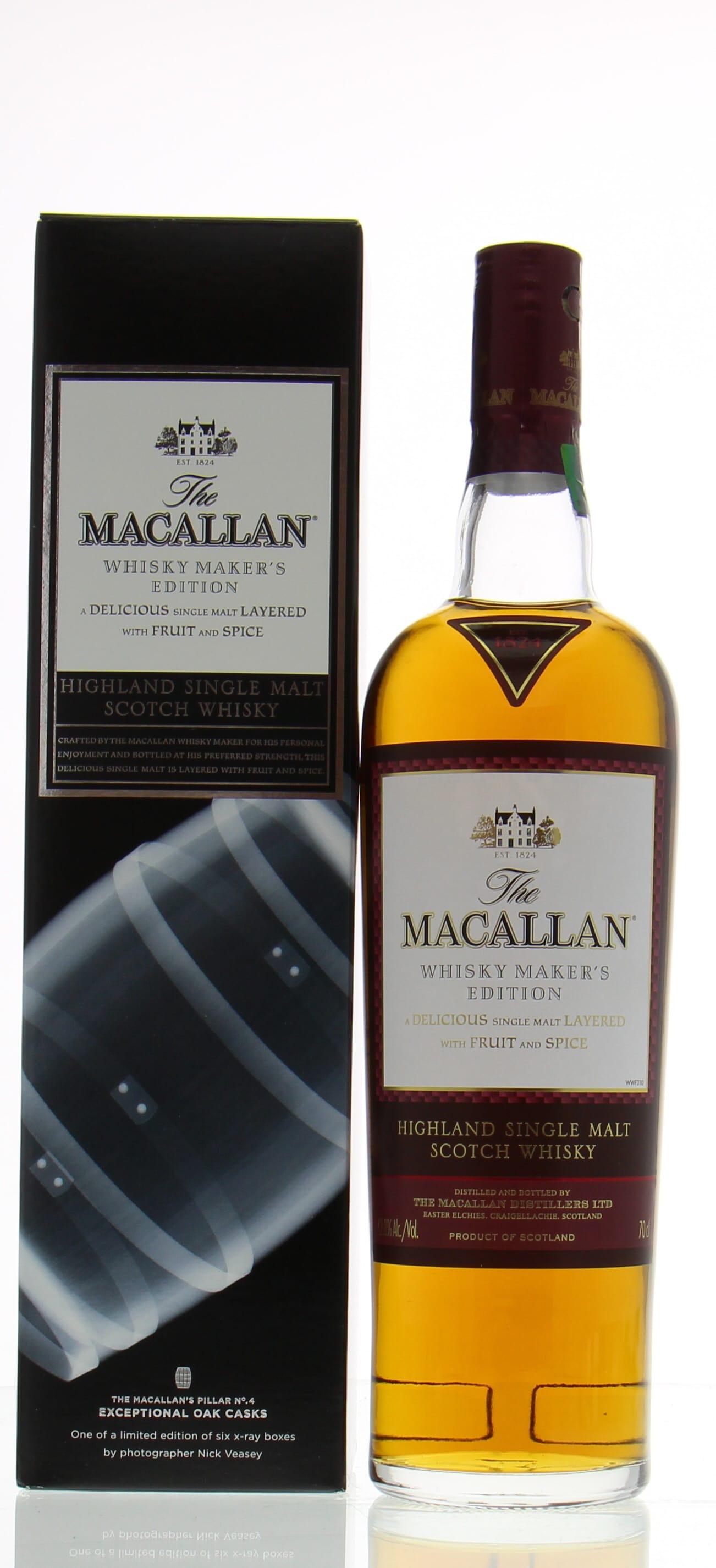 Macallan - Whisky Maker's Edition X-Ray 42.8% NV In Original Container