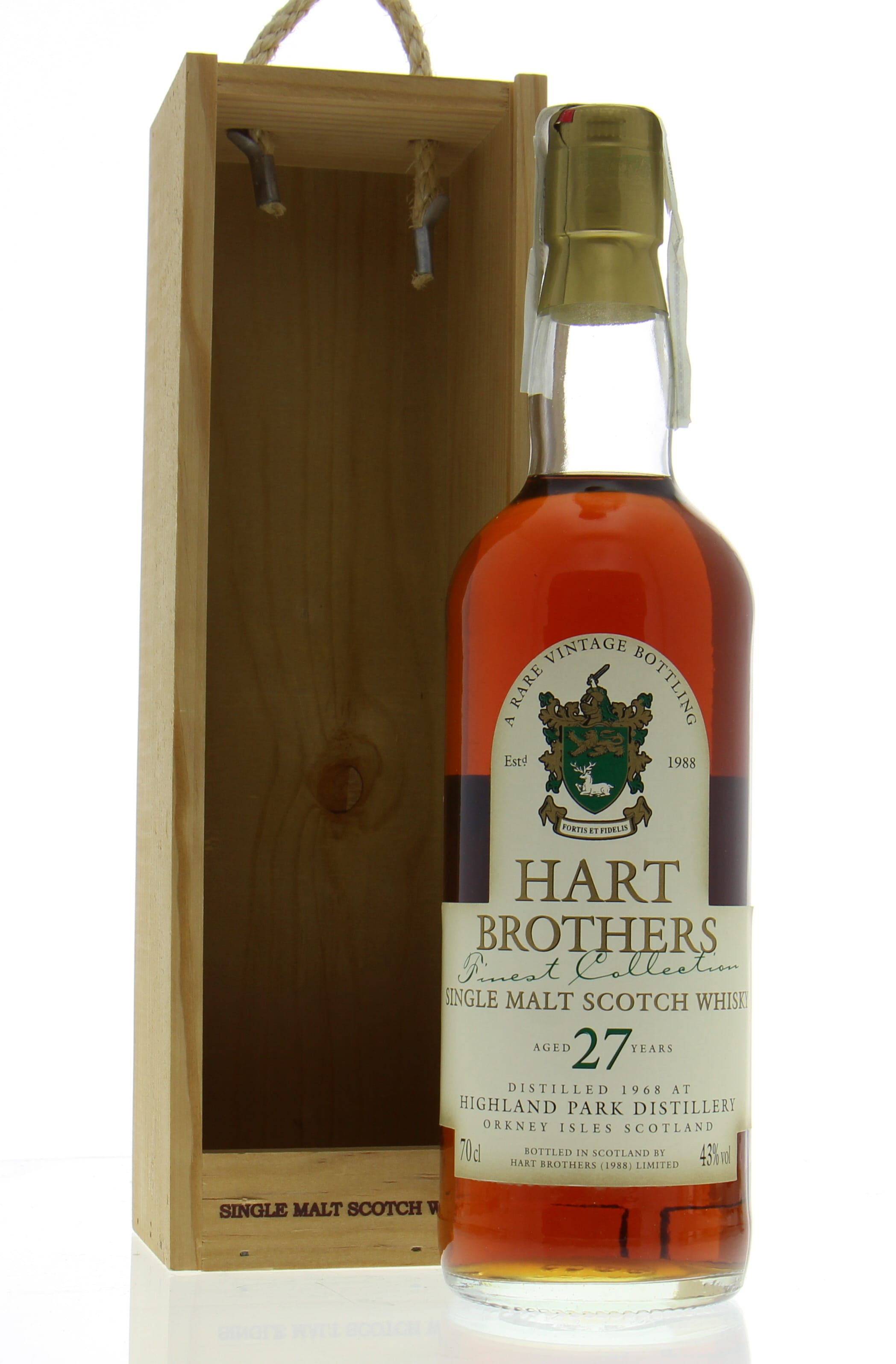 Highland Park - 27 Years Old Hart Brothers 1968 43% 1968