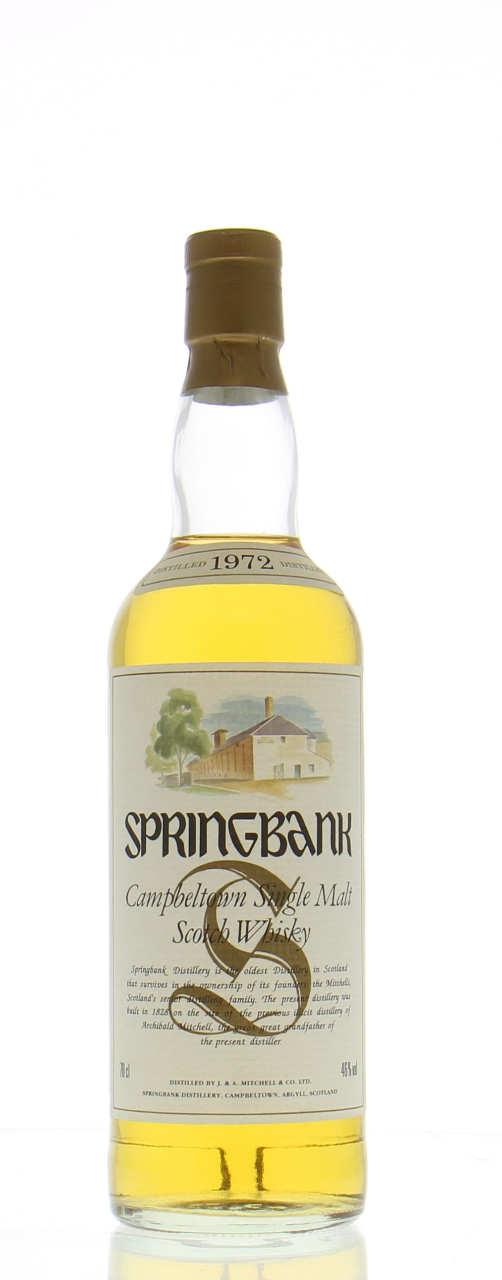 Springbank - 1972 Distillery Picture Label 46% 1972 Perfect