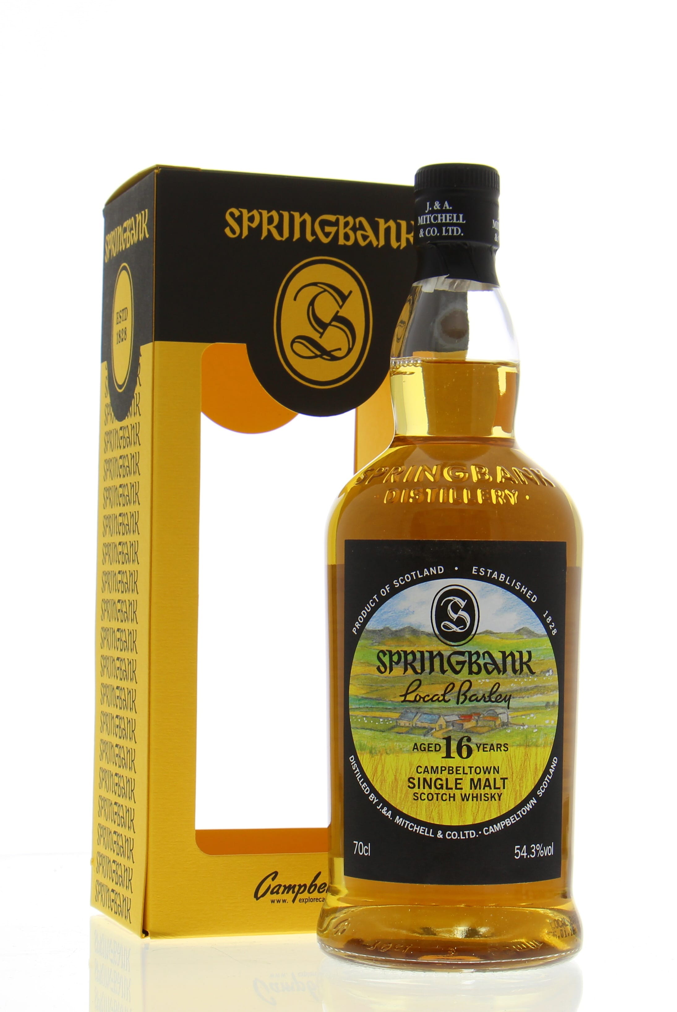 Springbank - 16 Years Old Local Barley 54.3% 1999 In Original Container