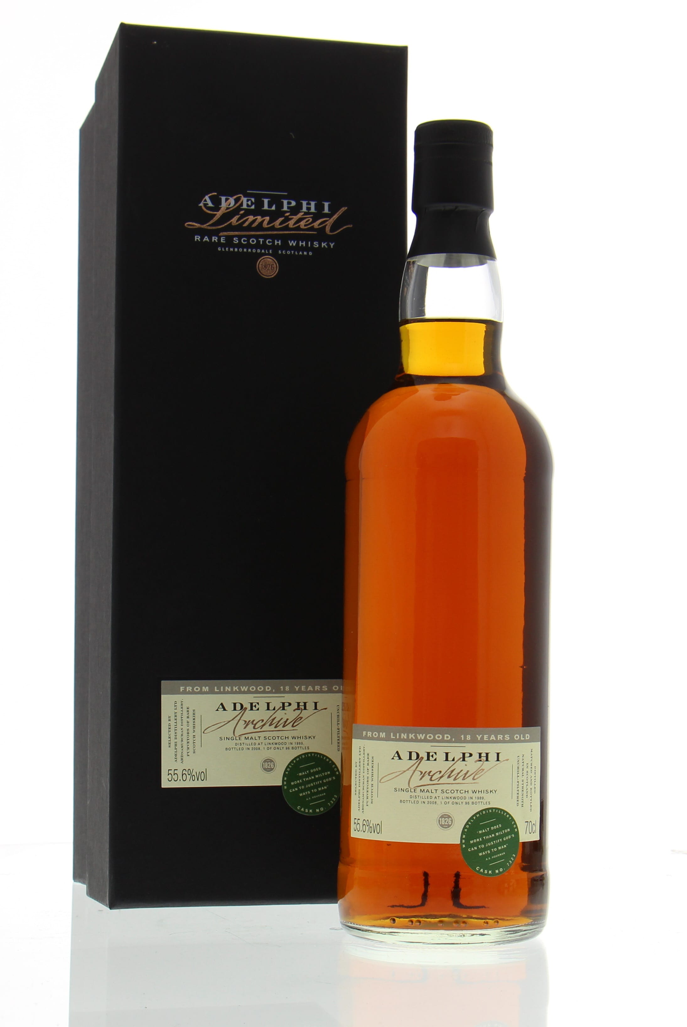 Linkwood - 18 Years Old Adelphi Archive Cask:7323 55.6% 1989 In Original Container