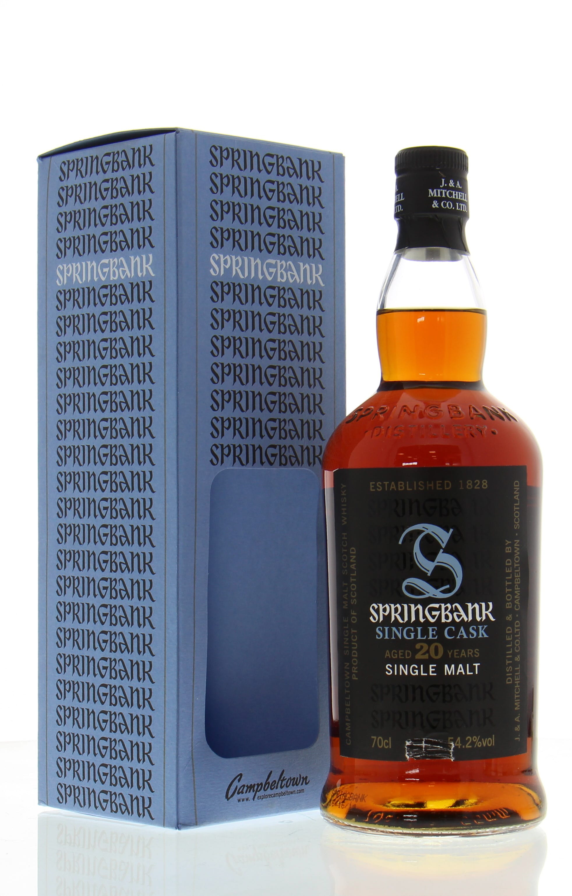 Springbank - 20 Years Old Single Cask Bottled For Dutch Springbank Lovers 54.2% 1995 In Original Container