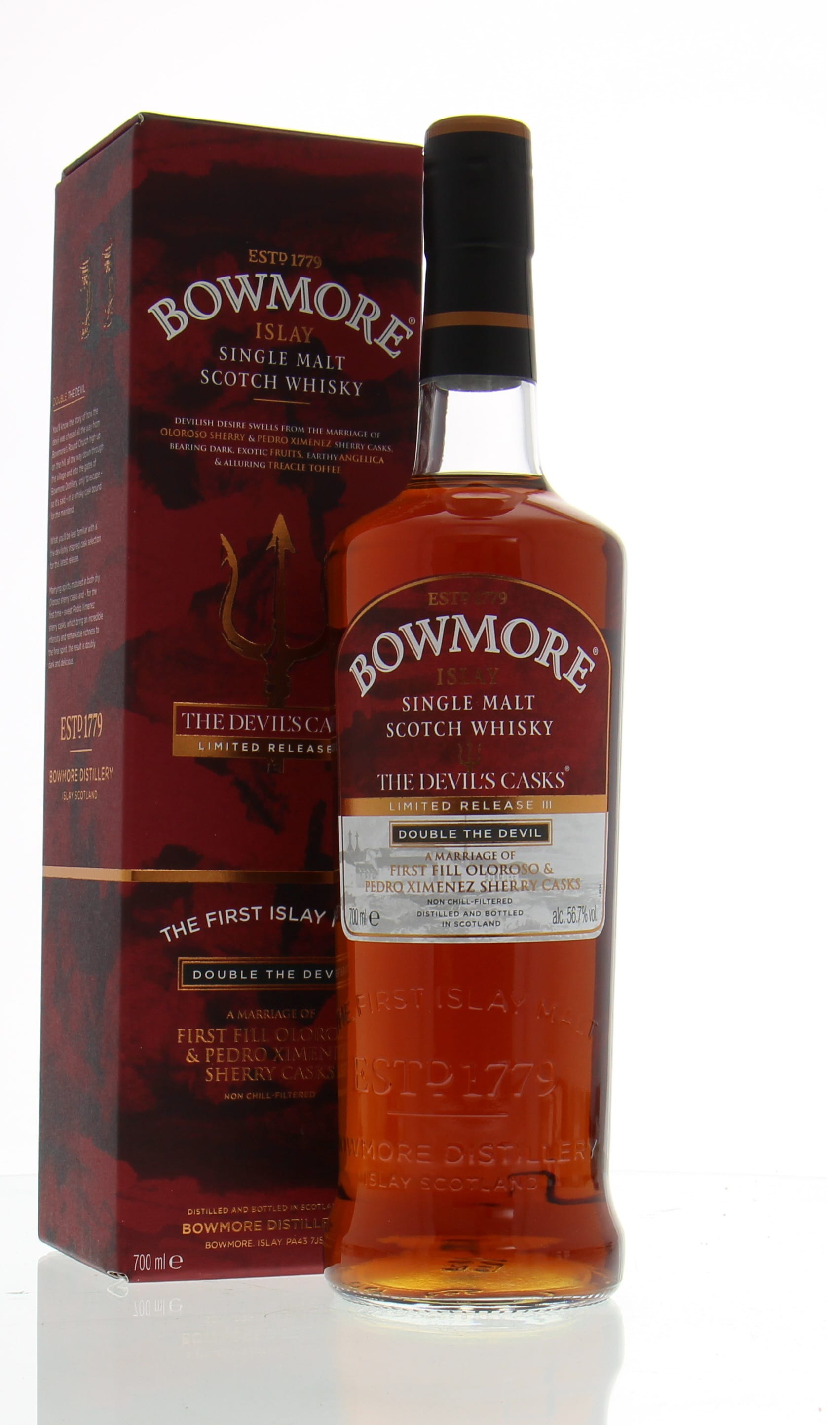 Bowmore - The Devil's Cask 3rd Release 56.7% NV In Original Container