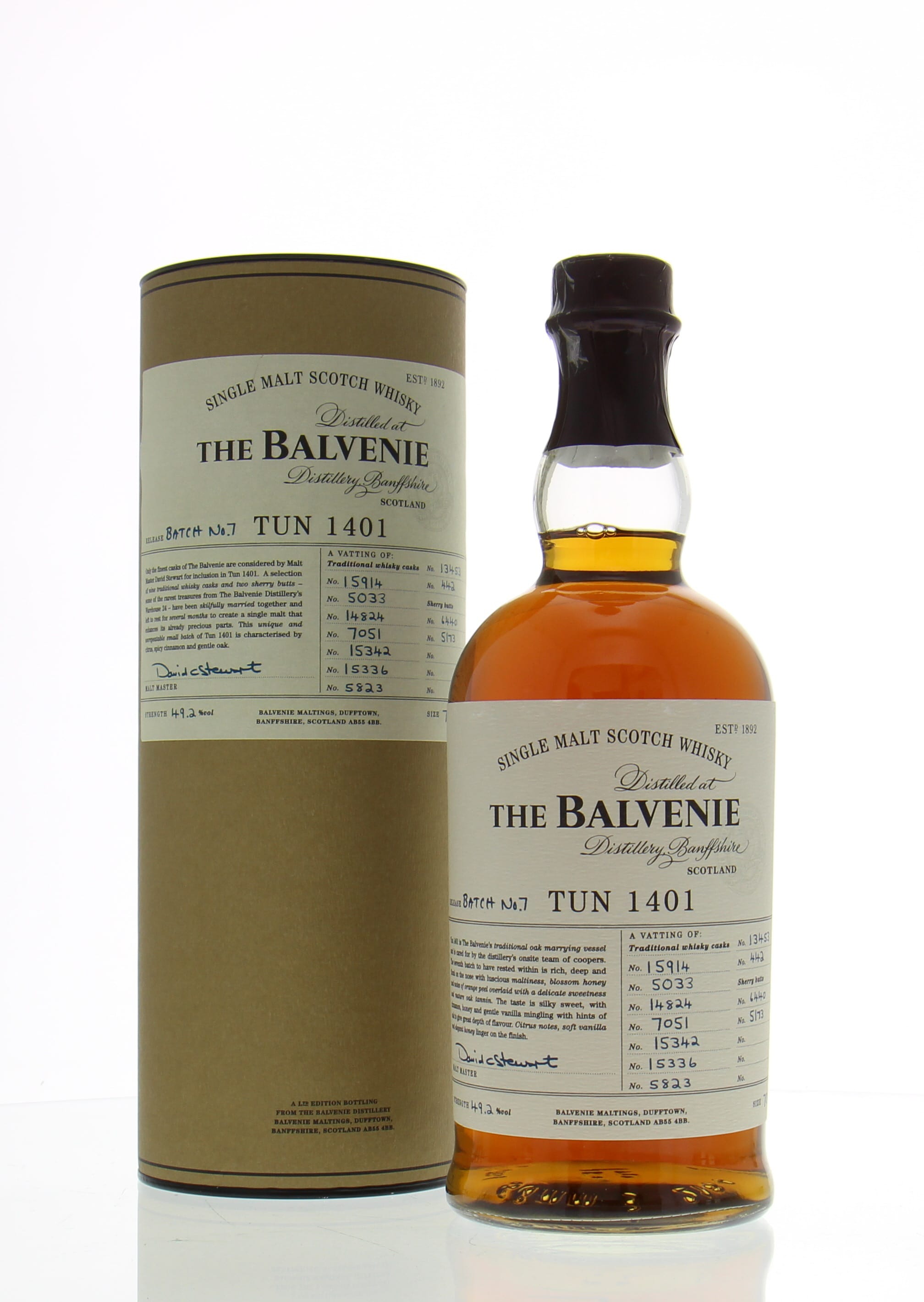 Balvenie - Tun 1401 Batch #7  49.2% NV In Original Container