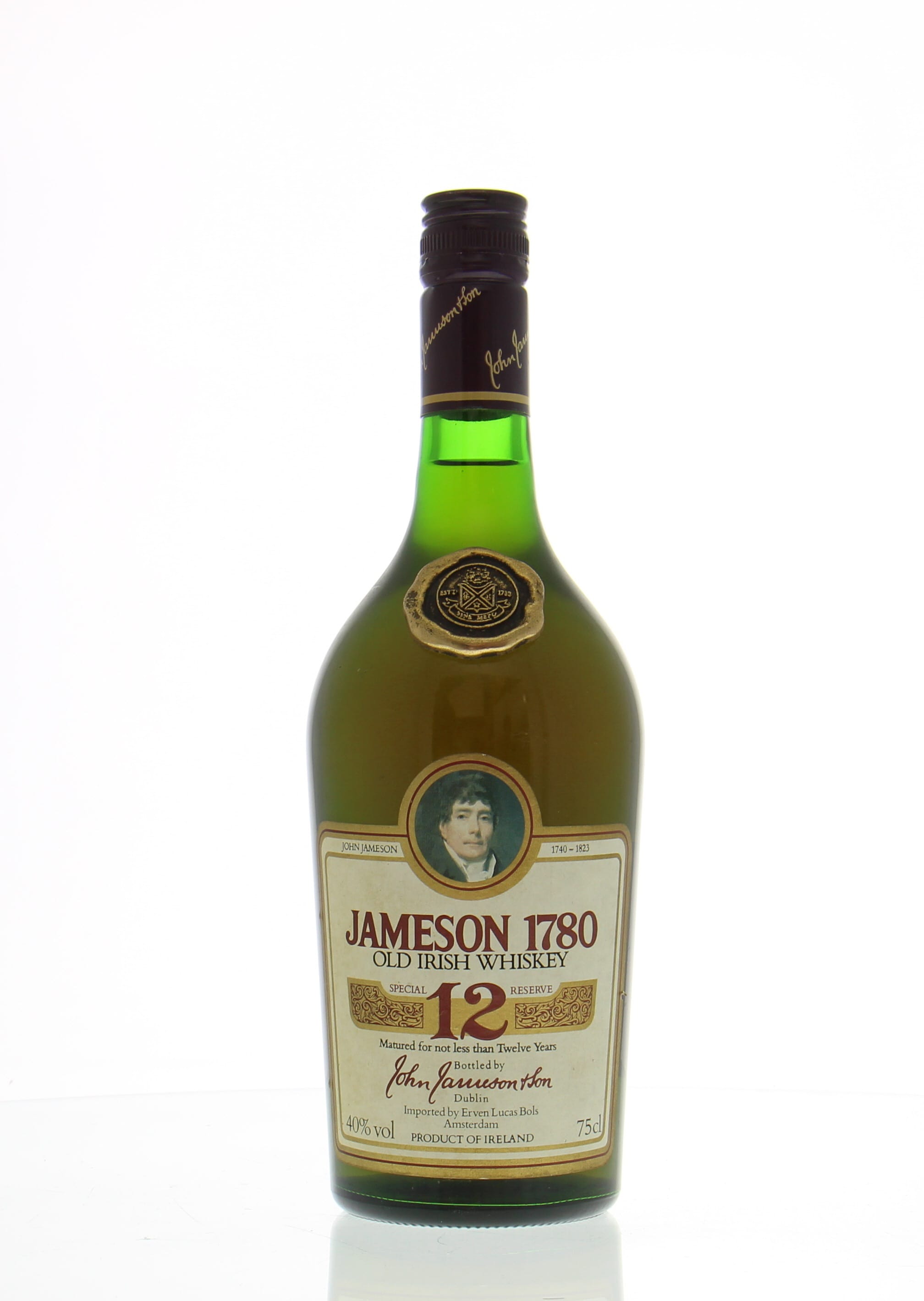Jameson - 12 Years Old Jameson 1780 Special Reserve John Jameson Image on Label 40% NV NO OC