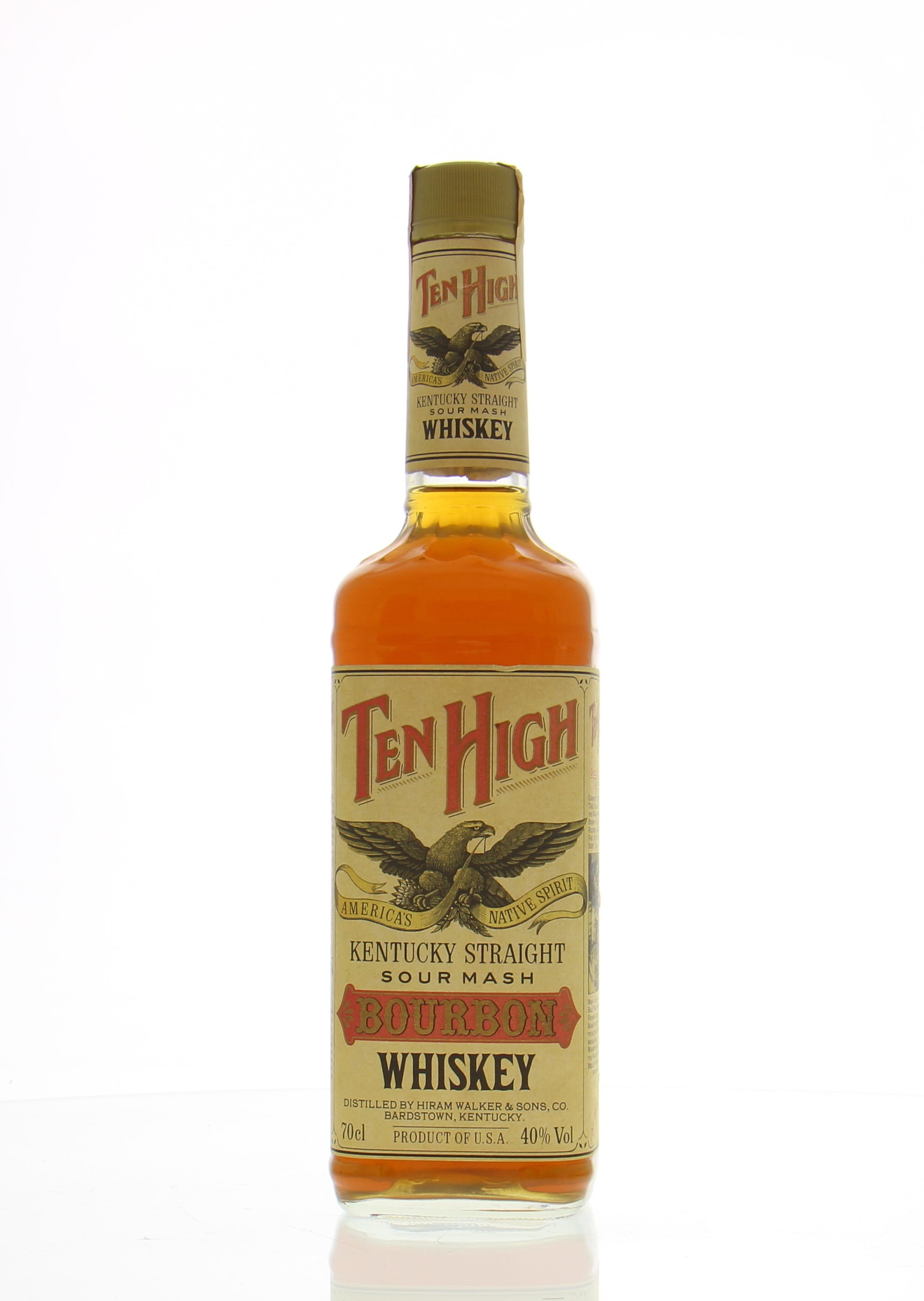 Hiram Walker - Ten High Kentucky Straight Bourbon Whiskey 40% NV Perfect
