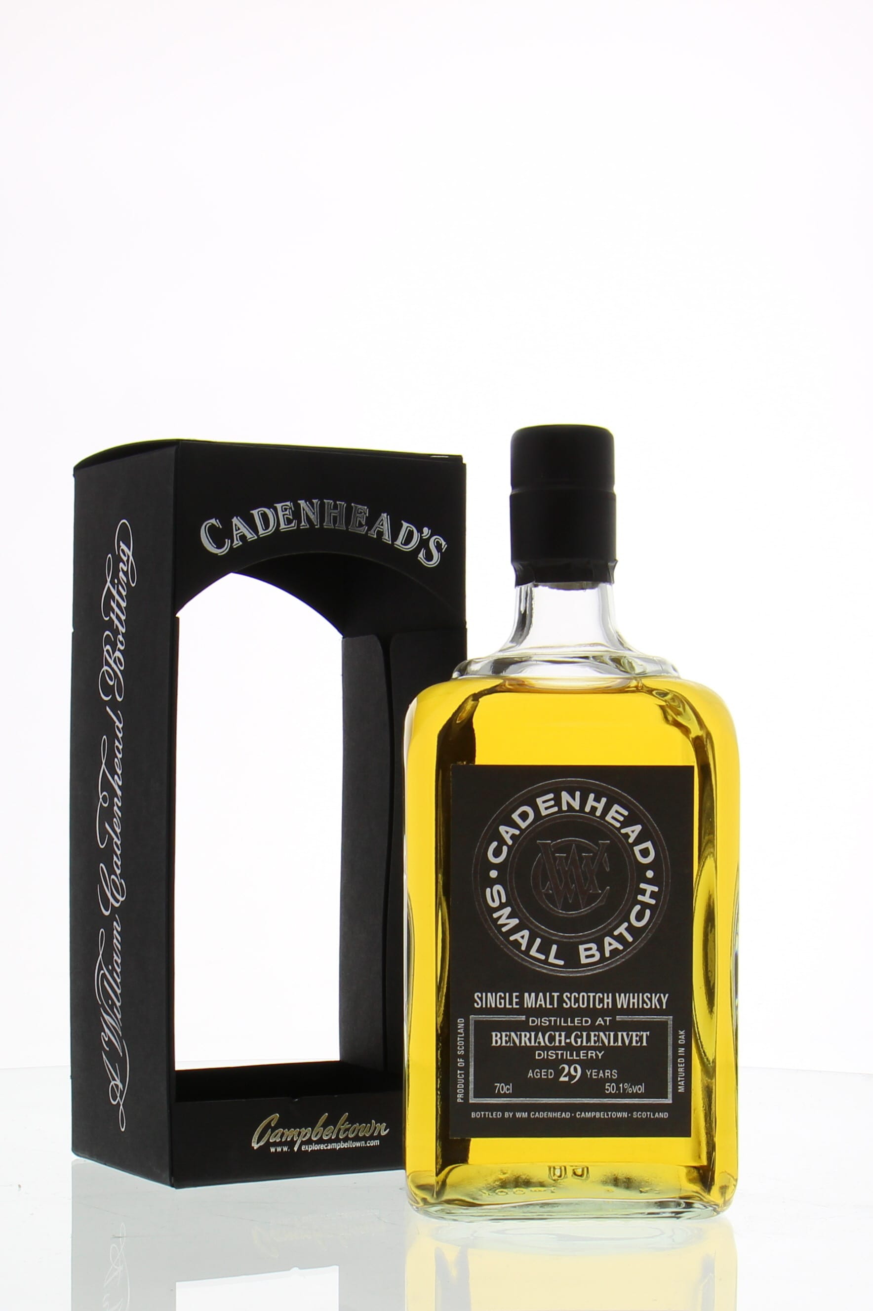 Benriach - 29 Years Old Cadenhead Small Batch 50.1% 1986 In Original Container