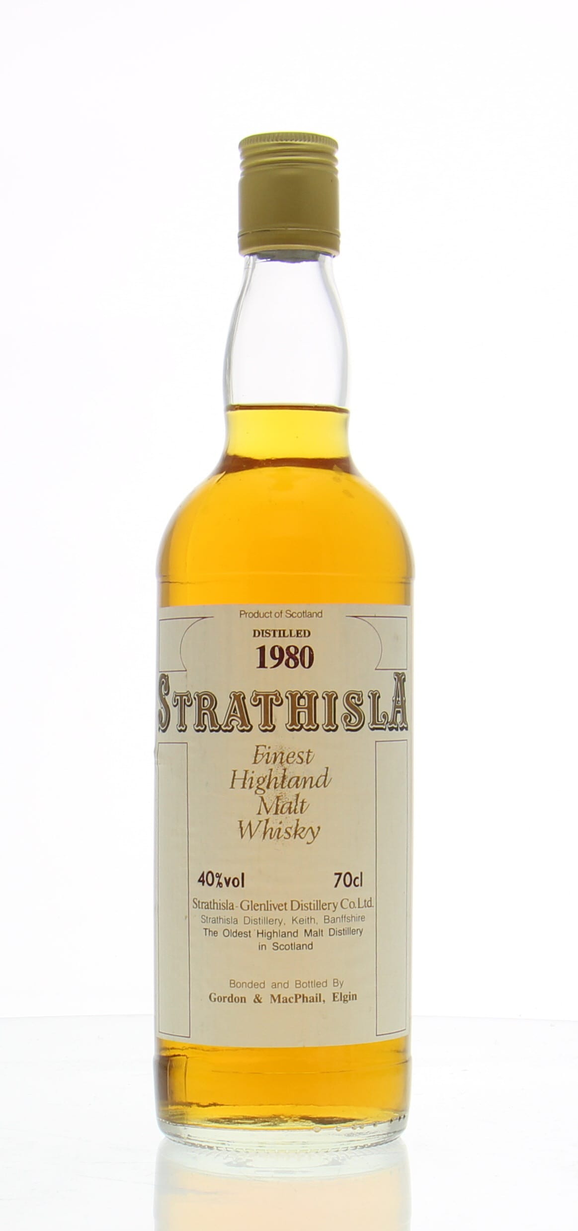 Strathisla - 1980 Gordon & MacPhail 40% 1980 Perfect