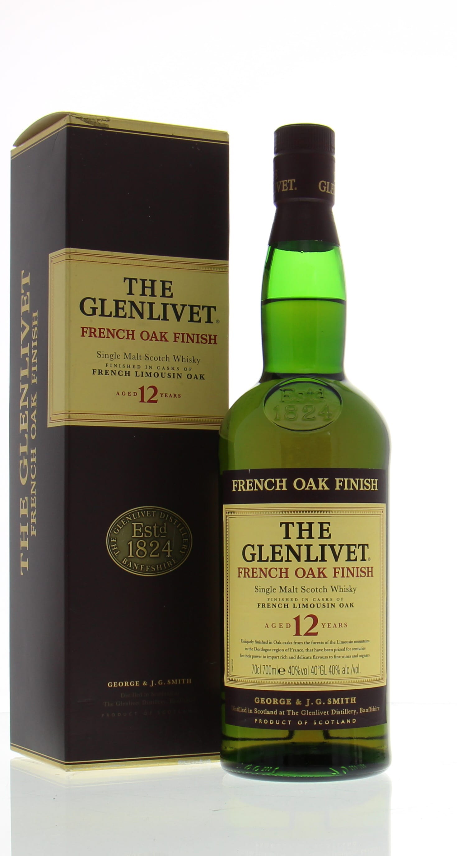 Glenlivet - 12 Years Old French Oak Finish 40% NV In Original Container
