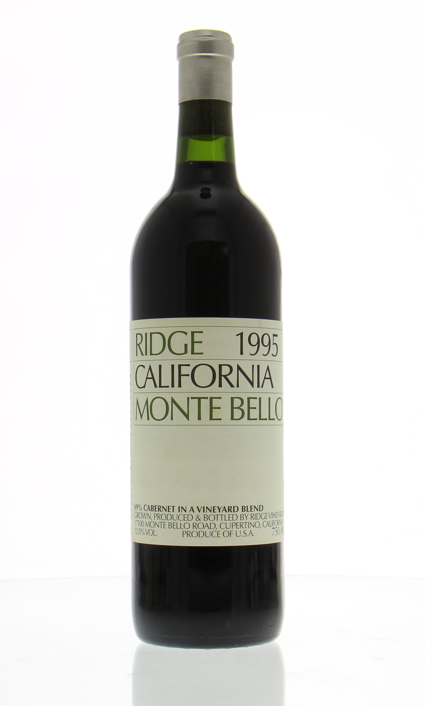 Ridge - Monte Bello 1995 Perfect