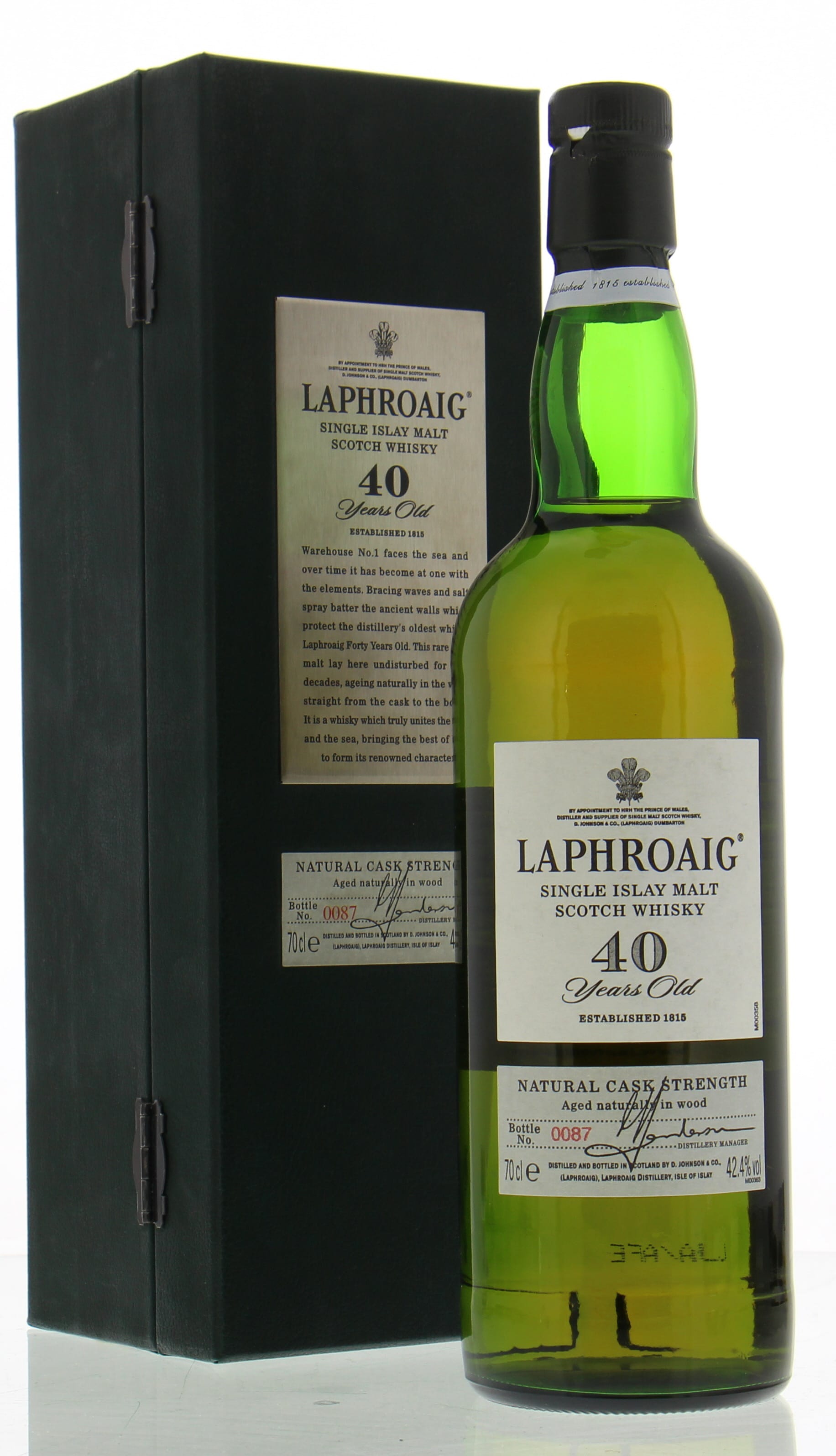 Laphroaig - 40 Years Old 42.4% 1960