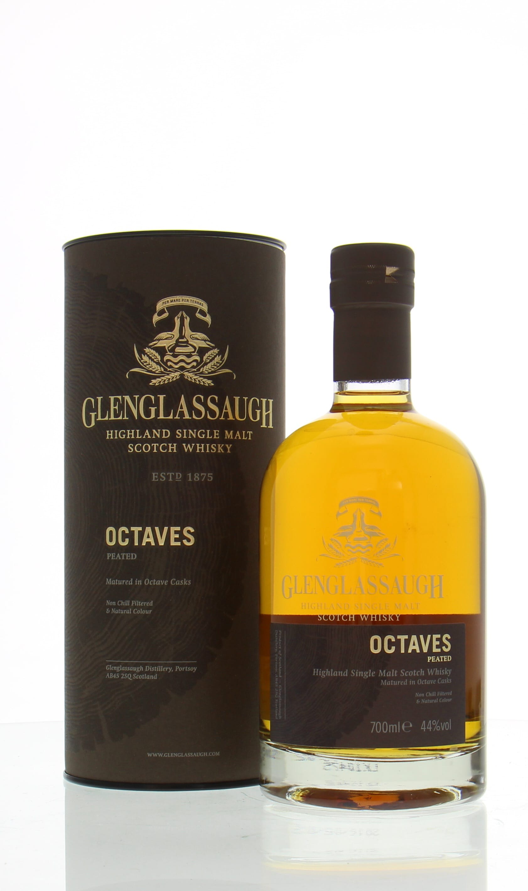 Glenglassaugh - Octaves Peated 44% NV In Original Container