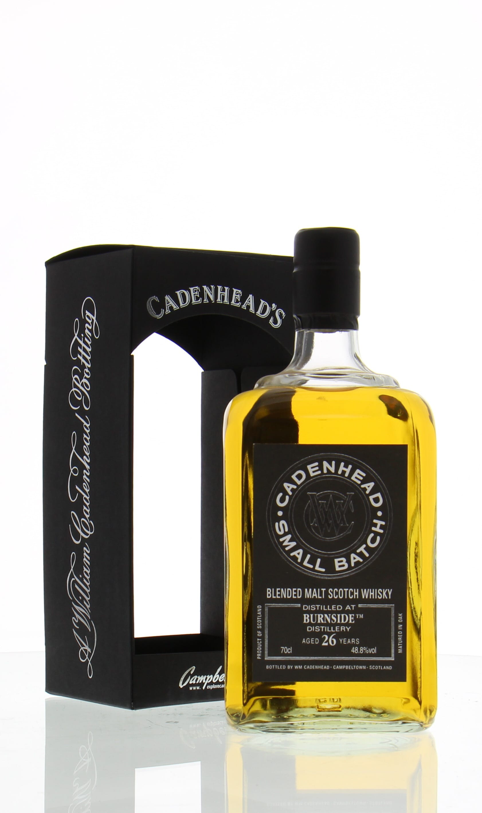 Burnside - 26 Years Old Cadenhead Small Batch 48.8% 1989 In Original Container