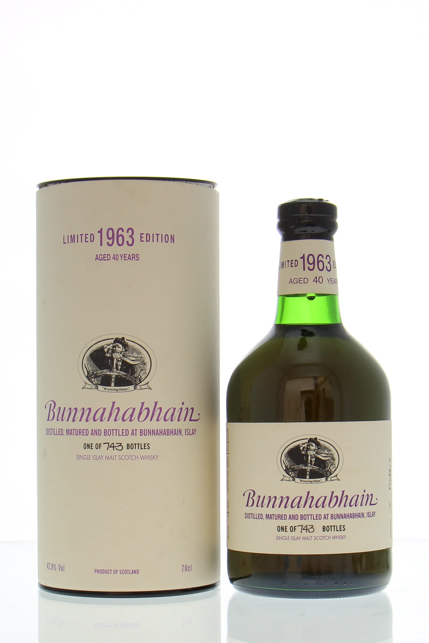 Bunnahabhain - 1963  40 Years Old Feis Ile 2003 42.9% 1963 In Original Container