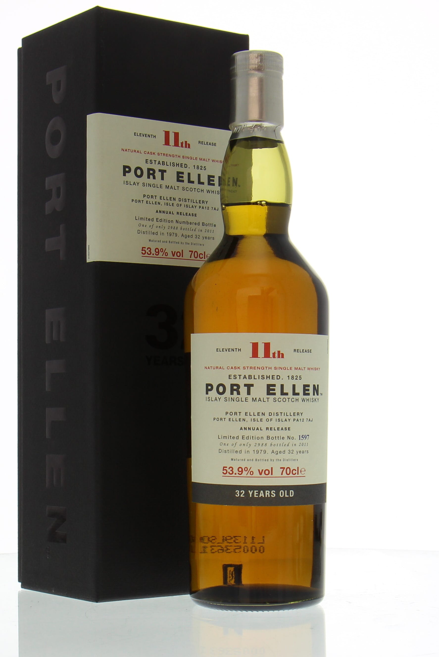 Port Ellen - 11th Release 32 Years Old 53.9% 1979 In Original Container
